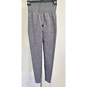 NVGTN Scrunch Seamless Leggings Black/Grey Speckled Size Small